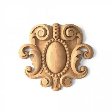 Inlay made from natural and eco-friendly material &mdash; wood