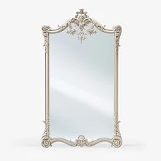 Classic mirror Versailles 008-002 in white color